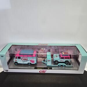 NEW CHASE M2 Machines Cherry Coke 48 Ford Parcel Truck 4X4 & 66 Ford Bronco TW46